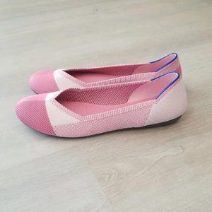 Rothy's Limited Edition Pink Cap Toe Breast Cancer Awareness Size 10.5